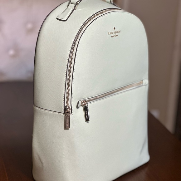 Kate Spade Mint Green Leather Backpack - Picture 1 of 4